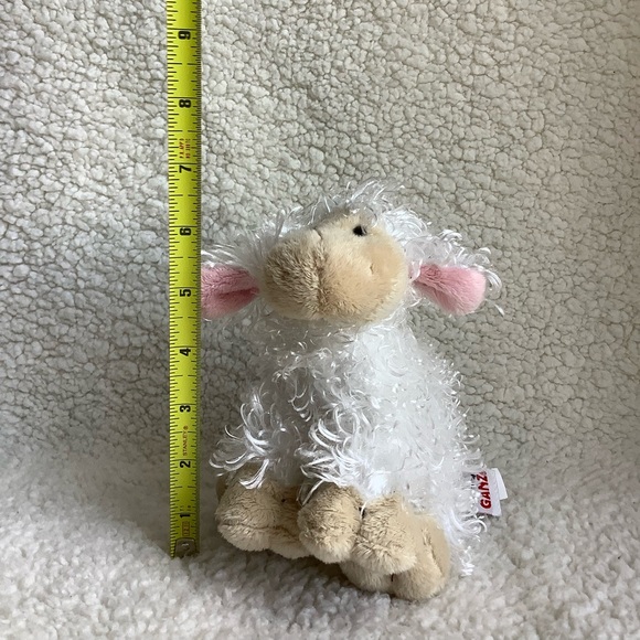 GANZ Lil Kinz Webkinz HS201 Lamb Plush Stuffed Animal Toy No Code - Picture 2 of 6
